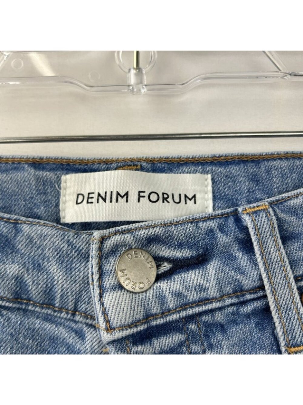 Aritzia Denim Forum The Arlo High Rise Straight Sz 28L Jeans Medium Washed Denim - Picture 9 of 16